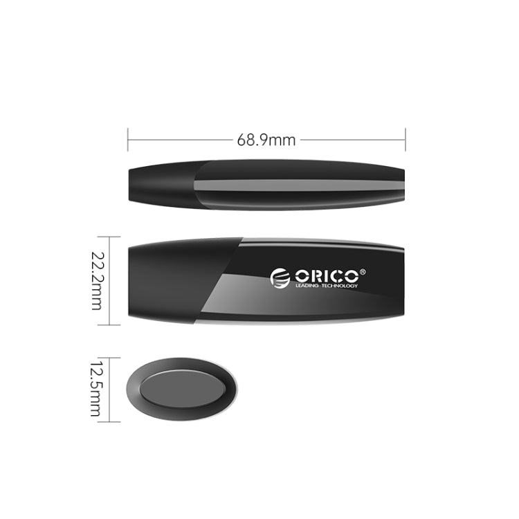 ORCIO USB2.0 U Disk Drive, Read: 10MB/s, Write: 3MB/s, Memory:8G(Black) - USB Flash Drives by ORICO | Online Shopping South Africa | PMC TechLife | Buy Now Pay Later Mobicred
