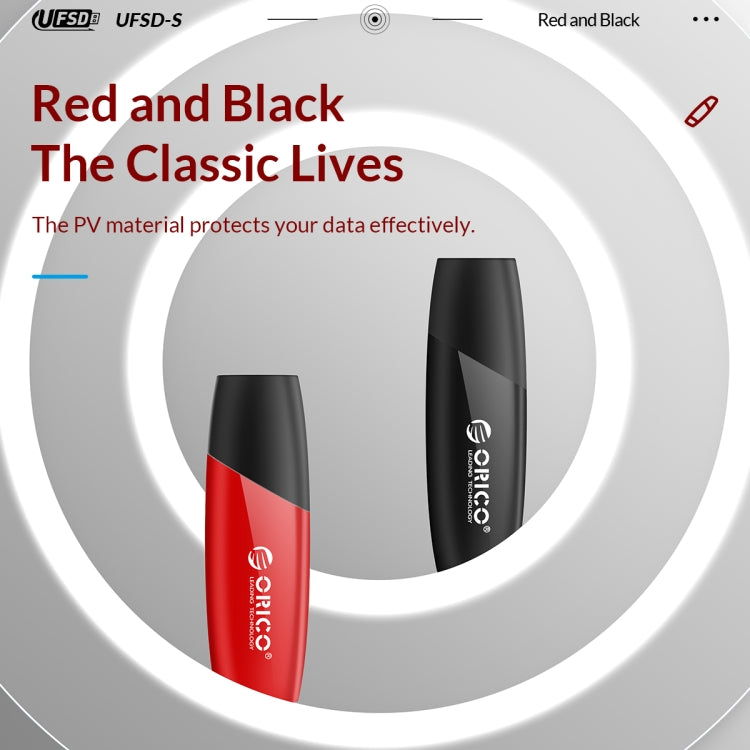 ORICO UFS Flash Drive, Read: 450MB/s, Write: 350MB/s, Memory:512GB, Port:USB-A(Black) - free shipping - PMC Jewellery - Order now!