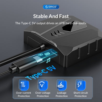 ORICO UTS2 USB 2.0 2.5-inch SATA HDD Adapter with Silicone Case, Cable Length:1m - USB to IDE / SATA by ORICO | Online Shopping South Africa | PMC Jewellery | Buy Now Pay Later Mobicred