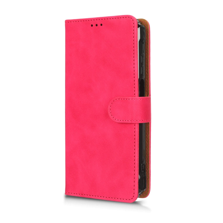 For Blackview BV7100 Skin Feel Magnetic Flip Leather Phone Case(Rose Red) - More Brand by PMC TechLife | Online Shopping South Africa | PMC TechLife | Buy Now Pay Later Mobicred