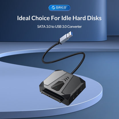 ORICO UTS2 USB 3.0 2.5-inch SATA HDD Adapter with 12V 2A Power Adapter, Cable Length:0.5m(AU Plug) - USB to IDE / SATA by ORICO | Online Shopping South Africa | PMC Jewellery | Buy Now Pay Later Mobicred