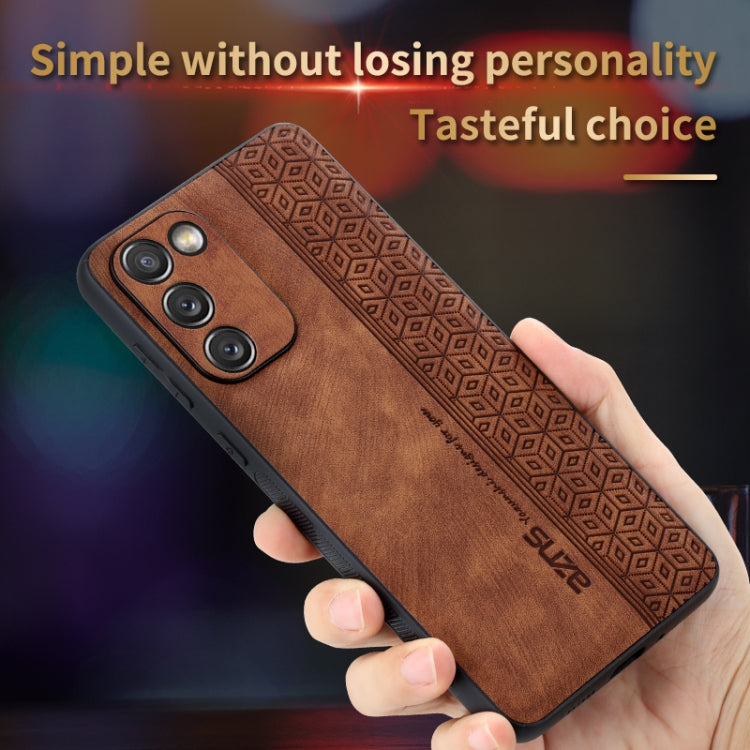 For Samsung Galaxy S20 FE / S20 Lite AZNS 3D Embossed Skin Feel Phone Case(Black) - Galaxy S20 FE Cases by AZNS | Online Shopping South Africa | PMC TechLife | Buy Now Pay Later Mobicred