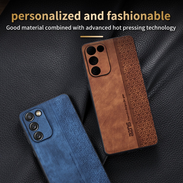 For Samsung Galaxy S20 FE / S20 Lite AZNS 3D Embossed Skin Feel Phone Case(Black) - Galaxy S20 FE Cases by AZNS | Online Shopping South Africa | PMC TechLife | Buy Now Pay Later Mobicred