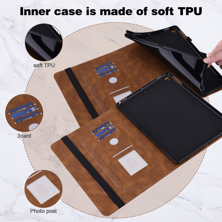 For Realme Pad X Embossed Butterfly Pattern Leather Tablet Case(Brown) - Realme by PMC TechLife | Online Shopping South Africa | PMC TechLife | Buy Now Pay Later Mobicred