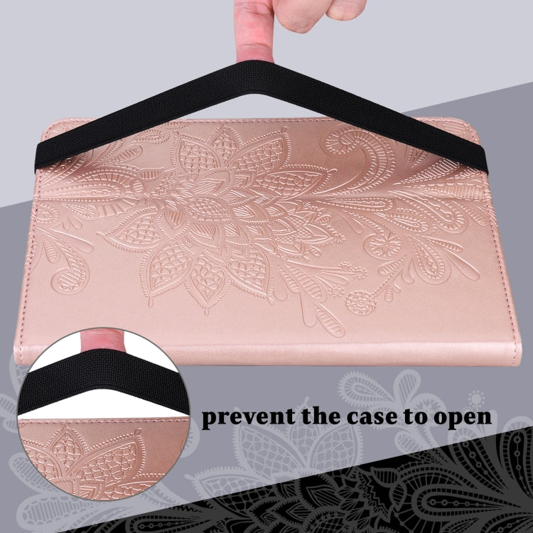 For Lenovo Tab M10 3rd Gen Lace Flower Embossing Pattern Leather Tablet Case(Pink) - Lenovo by PMC TechLife | Online Shopping South Africa | PMC TechLife | Buy Now Pay Later Mobicred