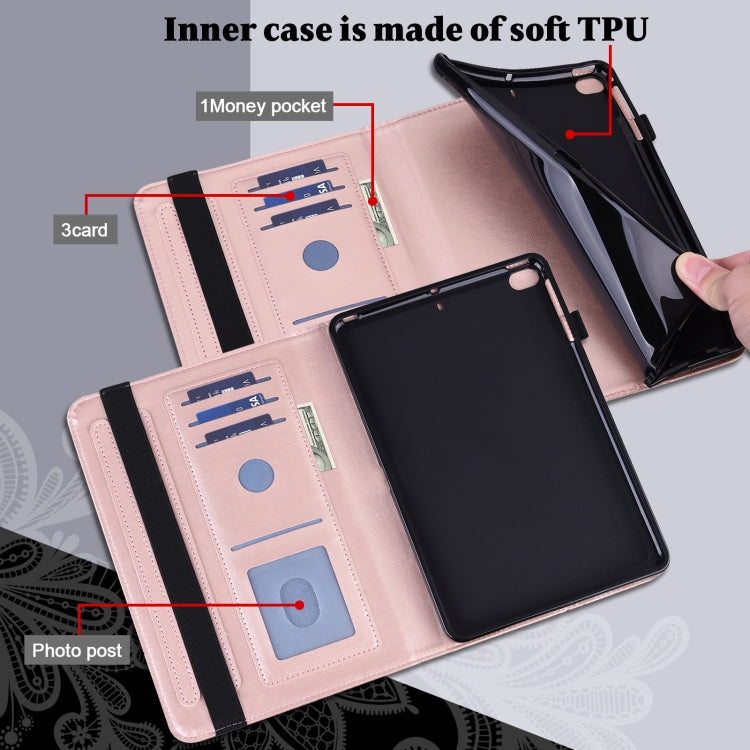 For Realme Pad X Lace Flower Embossing Pattern Leather Tablet Case(Pink) - Realme by PMC TechLife | Online Shopping South Africa | PMC TechLife | Buy Now Pay Later Mobicred