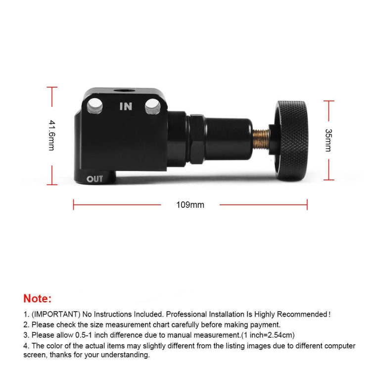 Car Brake Bias Proportioning Valve Pressure Regulator with 1/8-27 NPT Connectors - Brake System by PMC TechLife | Online Shopping South Africa | PMC TechLife