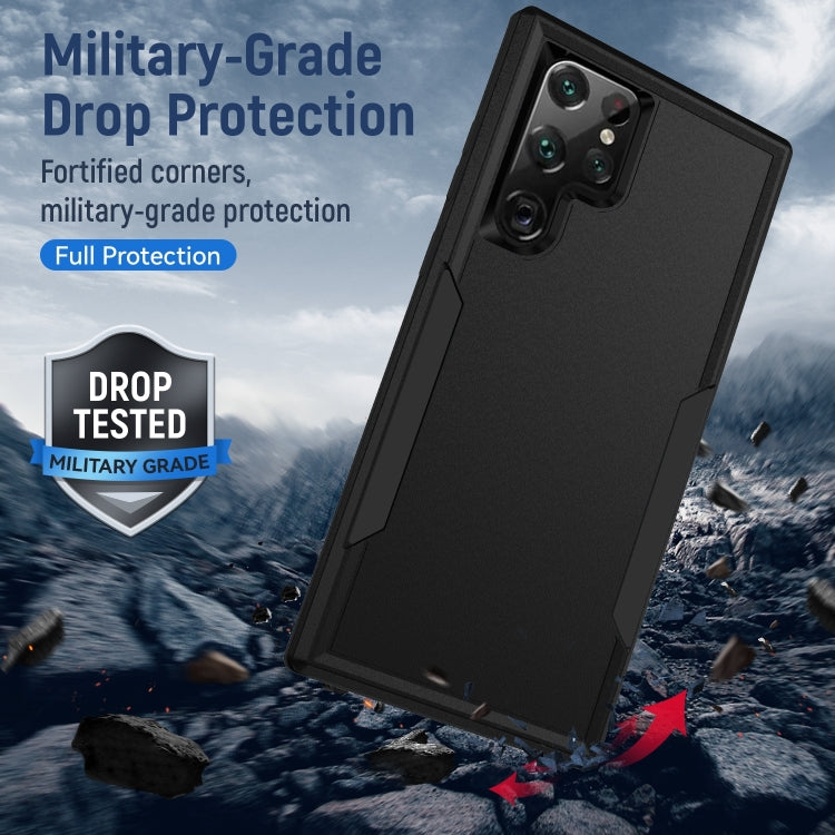 For Samsung Galaxy S23 Ultra 5G Pioneer Armor PC + TPU Phone Case(Black) - Galaxy S23 Ultra 5G Cases by PMC TechLife | Online Shopping South Africa | PMC TechLife