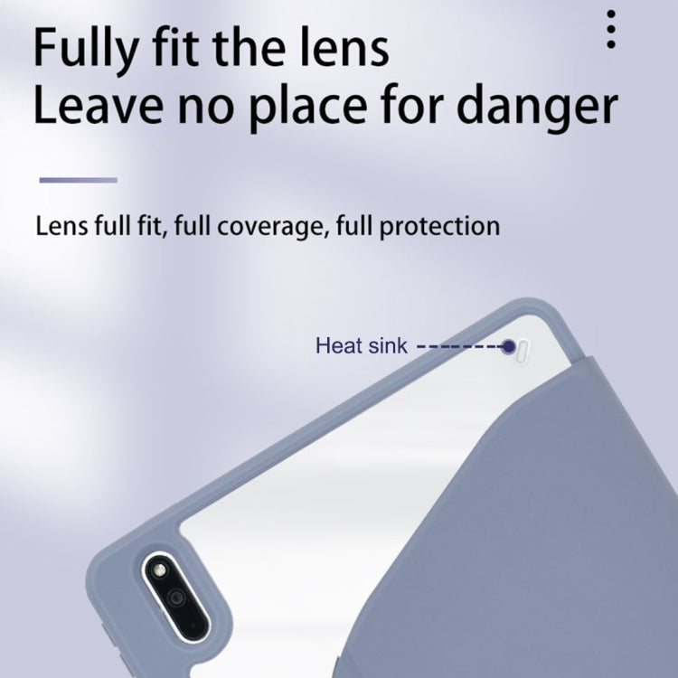 For Huawei MatePad 11 2021 Acrylic 360 Degree Rotation Holder Tablet Leather Case(Black) - Huawei by PMC TechLife | Online Shopping South Africa | PMC TechLife | Buy Now Pay Later Mobicred