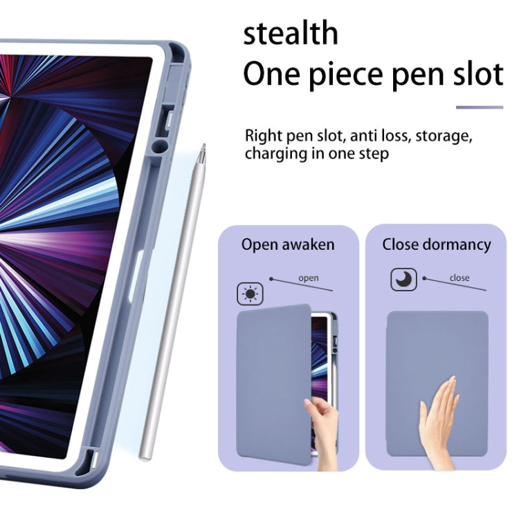 For Huawei MatePad 10.4 Acrylic 360 Degree Rotation Holder Tablet Leather Case(White Ice) - Huawei by PMC TechLife | Online Shopping South Africa | PMC TechLife | Buy Now Pay Later Mobicred