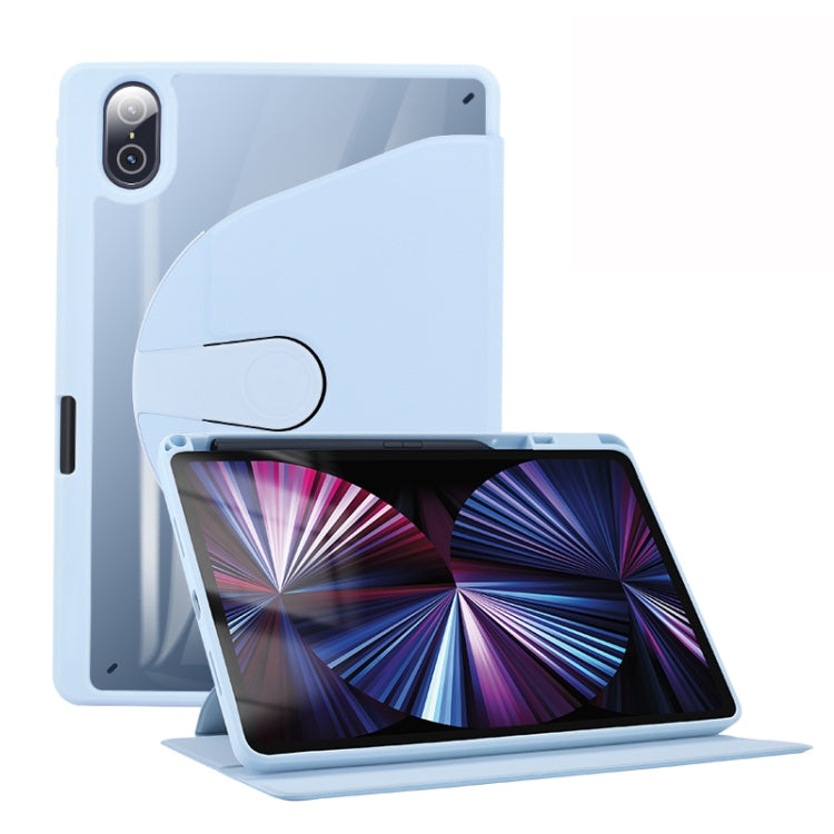 For Honor Tablet V7 Pro Acrylic 360 Degree Rotation Holder Tablet Leather Case(White Ice) - Honor by PMC TechLife | Online Shopping South Africa | PMC TechLife | Buy Now Pay Later Mobicred
