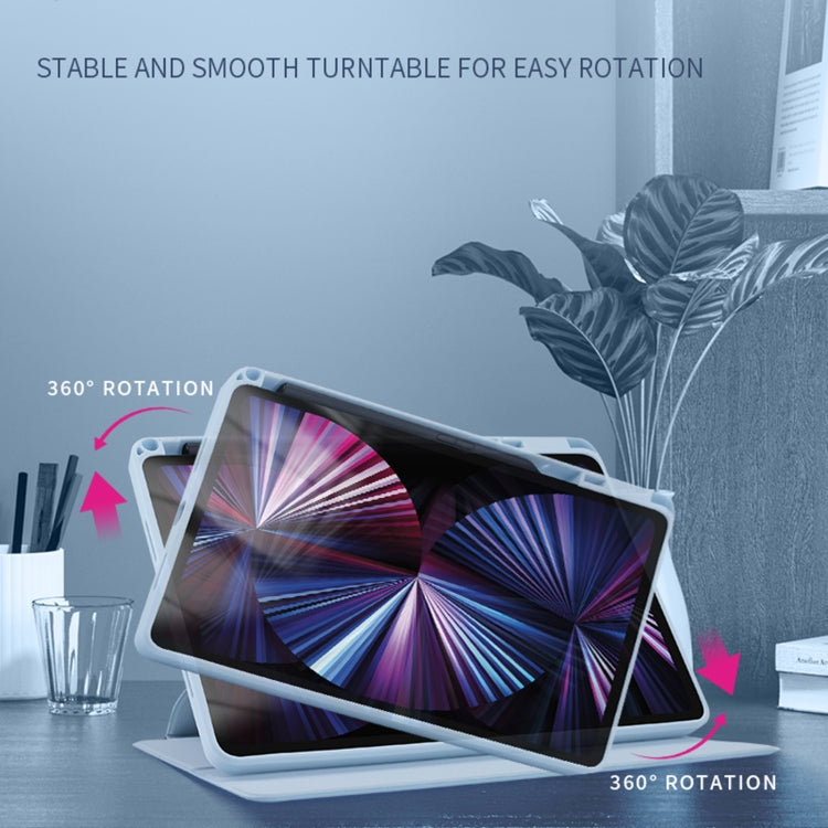 For Honor Tablet V7 Pro Acrylic 360 Degree Rotation Holder Tablet Leather Case(Purple) - Honor by PMC TechLife | Online Shopping South Africa | PMC TechLife | Buy Now Pay Later Mobicred