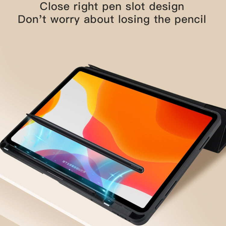 For Huawei MatePad 11 / 10.95 Acrylic 2 in 1 Y-fold Smart Leather Tablet Case(Ice White) - free shipping - PMC TechLife - Order now!