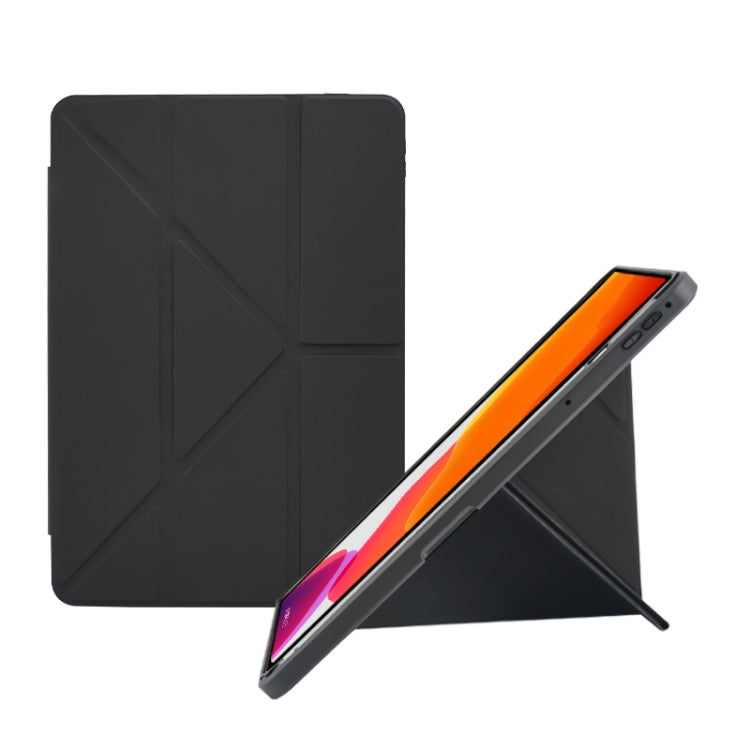 For vivo Pad 11 2022 Acrylic 2 in 1 Y-fold Smart Leather Tablet Case(Black) - vivo by PMC TechLife | Online Shopping South Africa | PMC TechLife | Buy Now Pay Later Mobicred