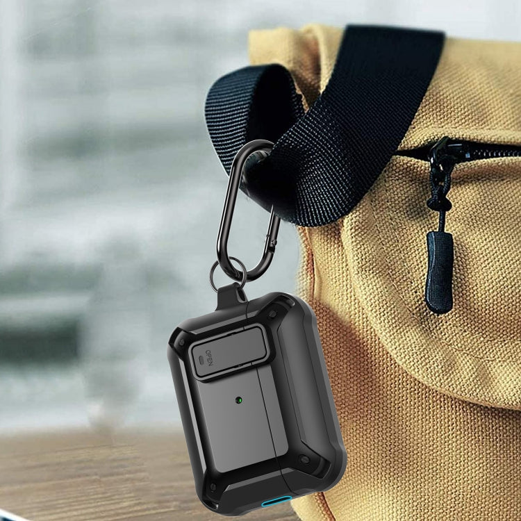 For AirPods Pro 2 Bumblebee Wireless Earphones Silicone Case with Switch & Lanyard Hole(Black Red) - For AirPods Pro 2 by PMC Jewellery | Online Shopping South Africa | PMC Jewellery | Buy Now Pay Later Mobicred