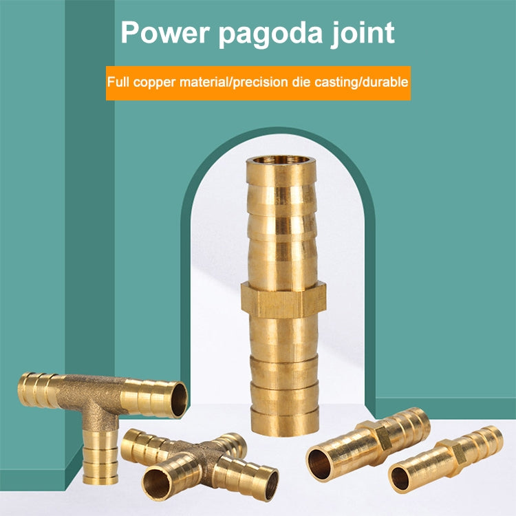 LAIZE Pagoda Four Way Pneumatic Components, Caliber:8mm - Interface Series by LAIZE | Online Shopping South Africa | PMC TechLife | Buy Now Pay Later Mobicred