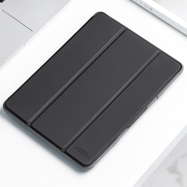 For iPad 2025 / 2022 Mutural PC + TPU Shockproof Leather Tablet Case(Black) - free shipping - PMc TechLife - Order now!