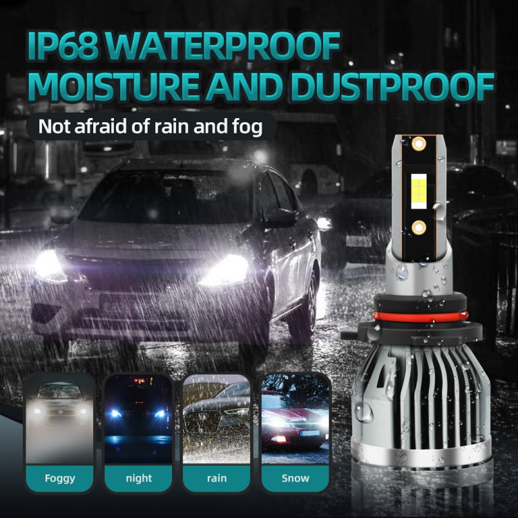 Q3 1 Pair 9006 30W / 3000LM / DC9-36V / 6000K IP68 Waterproof Car LED Headlight - LED Headlamps by PMC Jewellery | Online Shopping South Africa | PMC Jewellery | Buy Now Pay Later Mobicred