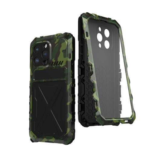 For iPhone 14 Pro Max R-JUST Life Waterproof Dustproof Shockproof Phone Case(Green) - iPhone 14 Pro Max Cases by R-JUST | Online Shopping South Africa | PMC Jewellery