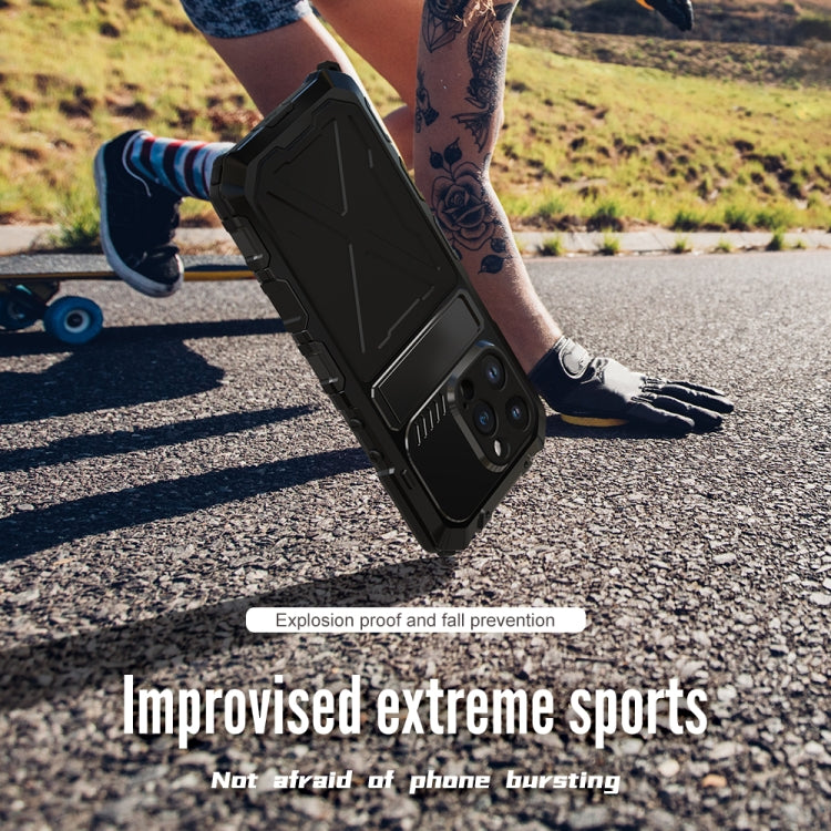 For iPhone 14 Pro R-JUST Life Waterproof Dustproof Shockproof Phone Case(Green) - iPhone 14 Pro Cases by R-JUST | Online Shopping South Africa | PMC TechLife | Buy Now Pay Later Mobicred