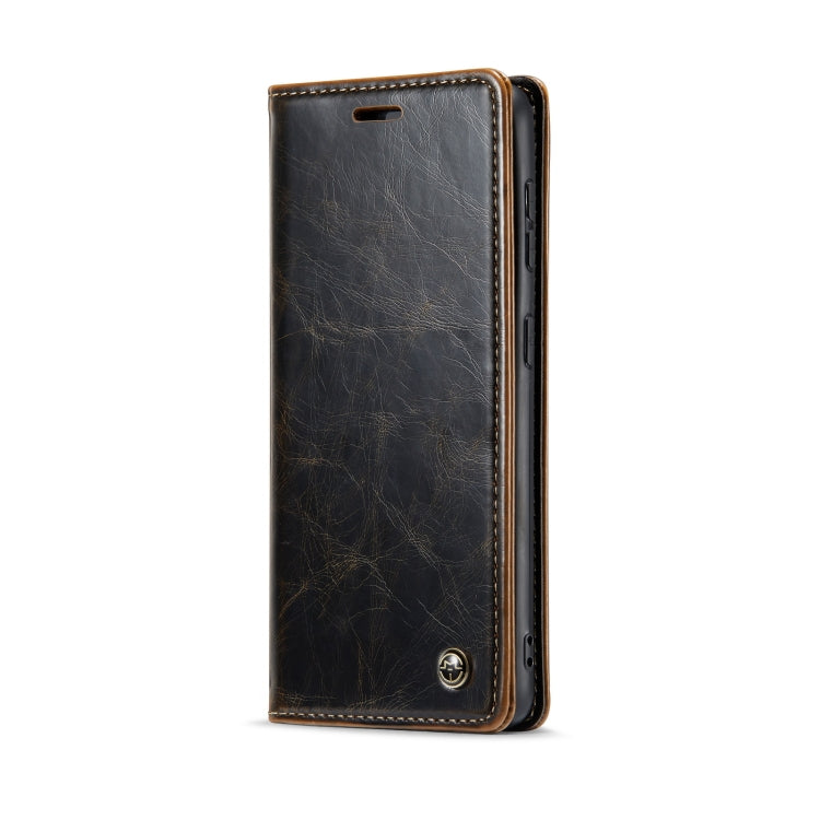 For Samsung Galaxy S21 5G CaseMe 003 Crazy Horse Texture Leather Phone Case(Coffee) - Galaxy S21 5G Cases by CaseMe | Online Shopping South Africa | PMC Jewellery | Buy Now Pay Later Mobicred