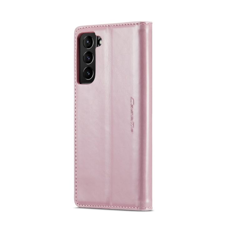 For Samsung Galaxy S22 5G CaseMe 003 Crazy Horse Texture Leather Phone Case(Rose Gold) - Galaxy S22 5G Cases by CaseMe | Online Shopping South Africa | PMC Jewellery | Buy Now Pay Later Mobicred