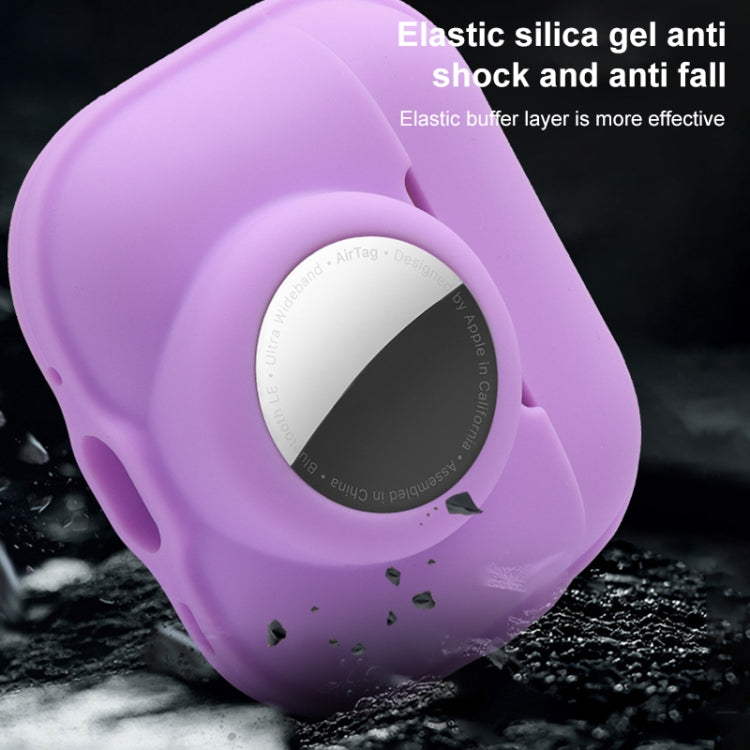For AirPods Pro 2 / AirTag 2 in 1 Shockproof Full Coverage Silicone Protective Case(Dark Blue) - For AirPods Pro 2 by PMC Jewellery | Online Shopping South Africa | PMC Jewellery | Buy Now Pay Later Mobicred