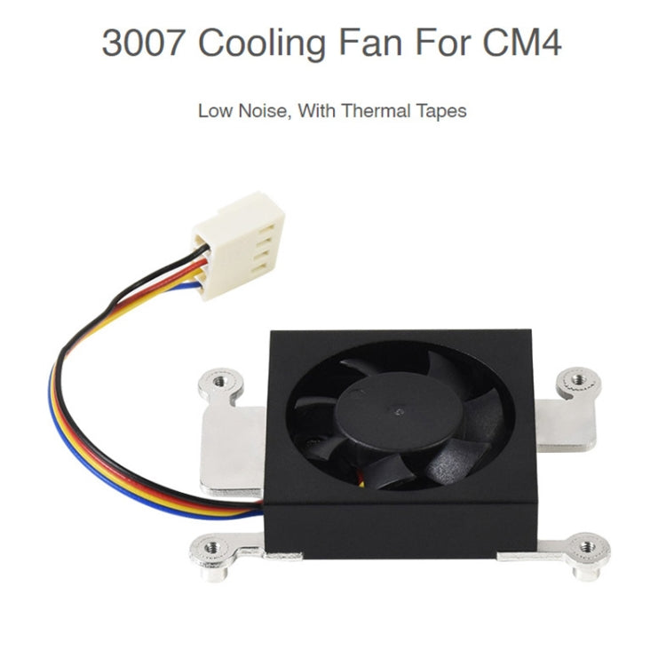 Waveshare Dedicated 3007 Cooling Fan for Raspberry Pi Compute Module 4 CM4, Power Supply:5V - free shipping - PMC Jewellery - Order now!
