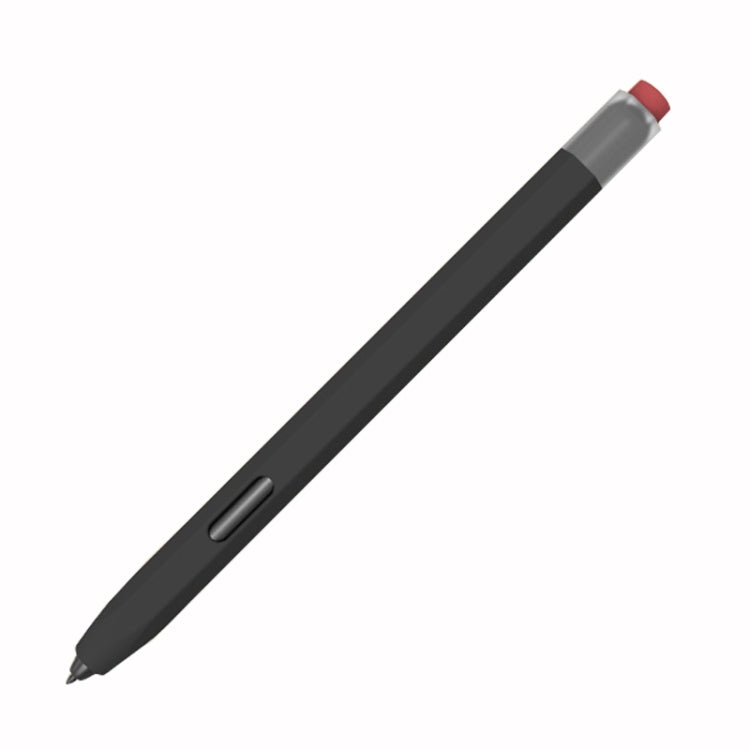 For Samsung Galaxy Tab S7 / S7+ / S8 / S8+ LOVE MEI Soft Silicone Stylus Pen Protective Case(Black) - Pencil Accessories by LOVE MEI | Online Shopping South Africa | PMC TechLife | Buy Now Pay Later Mobicred