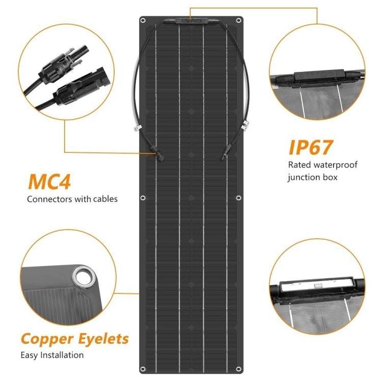 50W Single Board PV System Solar Panel(Black) - Solar Panels by PMC Jewellery | Online Shopping South Africa | PMC Jewellery | Buy Now Pay Later Mobicred