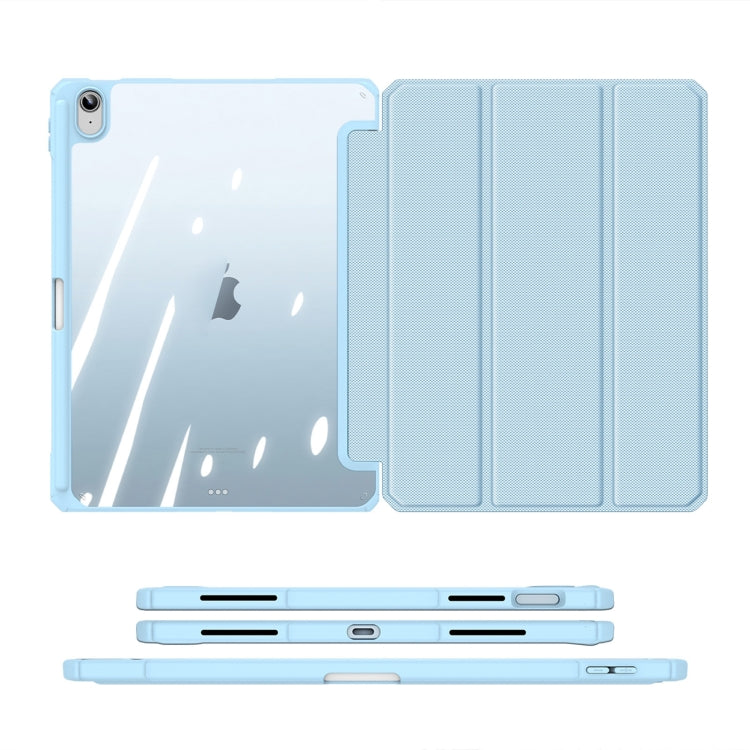 For iPad 2025 / 2022 DUX DUCIS TOBY Series Antiskid Leather Smart Tablet Case(Blue) - iPad 2025 / 2022 Cases by DUX DUCIS | Online Shopping South Africa | PMC Jewellery | Buy Now Pay Later Mobicred