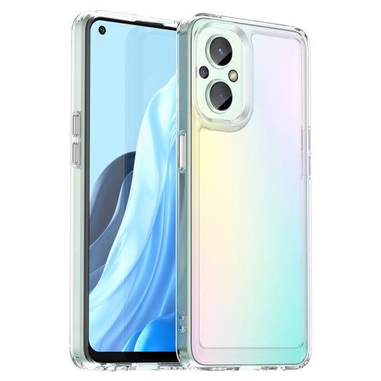 For OPPO A96 5G Candy Series TPU Phone Case(Transparent) - OPPO Cases by PMC Jewellery | Online Shopping South Africa | PMC Jewellery | Buy Now Pay Later Mobicred