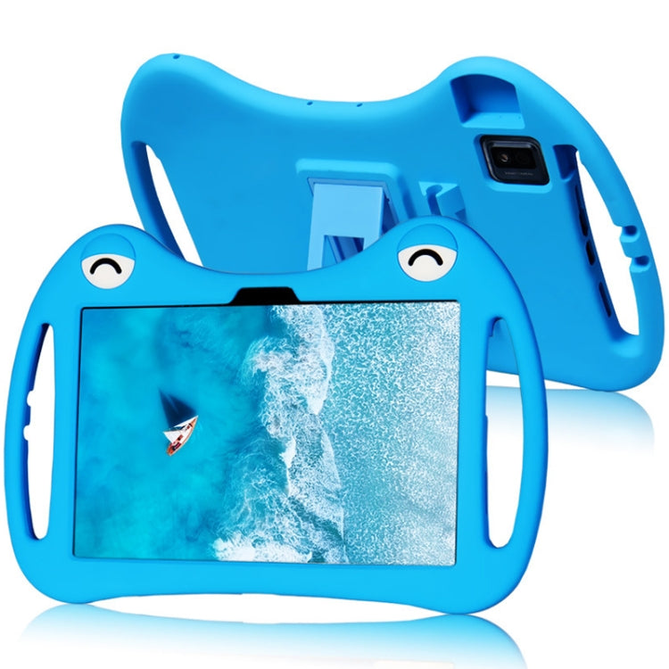 For TCL Tab 10 5G Cartoon Silicone Shockproof Protective Tablet Case with Stand & Pen Slot(Blue) - Others by PMC TechLife | Online Shopping South Africa | PMC TechLife | Buy Now Pay Later Mobicred