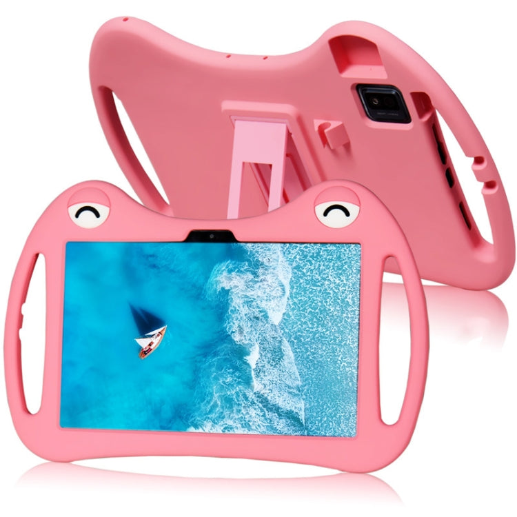 For TCL Tab 10 5G Cartoon Silicone Shockproof Protective Tablet Case with Stand & Pen Slot(Pink) - Others by PMC TechLife | Online Shopping South Africa | PMC TechLife | Buy Now Pay Later Mobicred