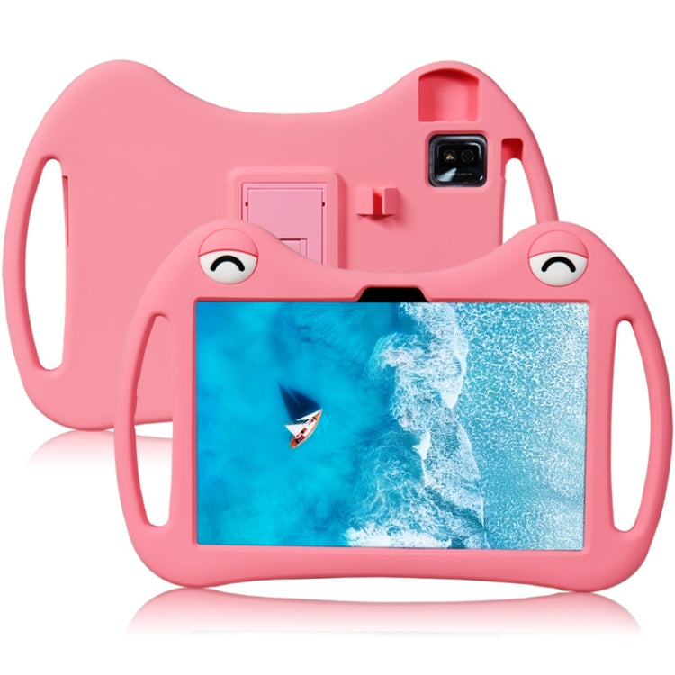 For TCL Tab 10 5G Cartoon Silicone Shockproof Protective Tablet Case with Stand & Pen Slot(Pink) - Others by PMC TechLife | Online Shopping South Africa | PMC TechLife | Buy Now Pay Later Mobicred