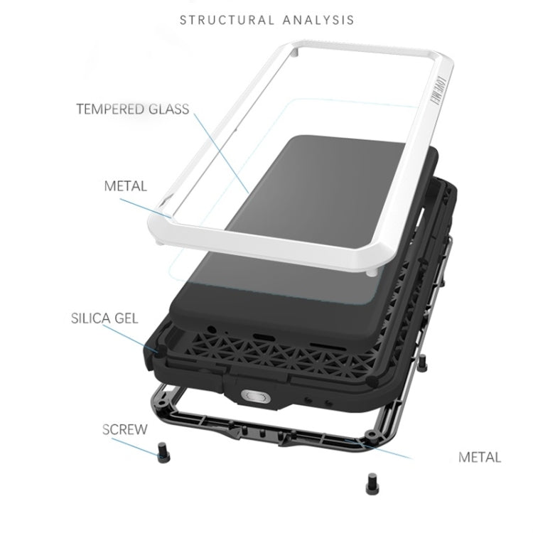For Huawei Mate 30 LOVE MEI Metal Shockproof Waterproof Dustproof Protective Case(Yellow) - free shipping - PMC TechLife - Order now!