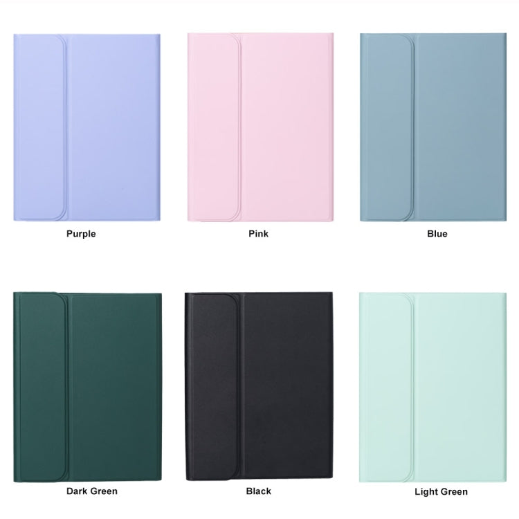 For iPad 10th Gen 10.9 2022 SA-10C Bluetooth Touch Keyboard Leather Tablet Case with Pen Slot(Light Green) - Universal by PMC TechLife | Online Shopping South Africa | PMC TechLife