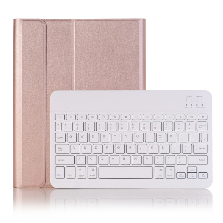 Detachable Bluetooth Keyboard Leather Tablet Case For iPad Air 3 / Pro 10.5 / 10.2 2021 & 2020 & 2019(Rose Gold) - Universal by PMC TechLife | Online Shopping South Africa | PMC TechLife
