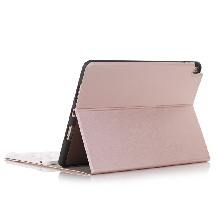Detachable Bluetooth Keyboard Leather Tablet Case For iPad Air 3 / Pro 10.5 / 10.2 2021 & 2020 & 2019(Rose Gold) - Universal by PMC TechLife | Online Shopping South Africa | PMC TechLife