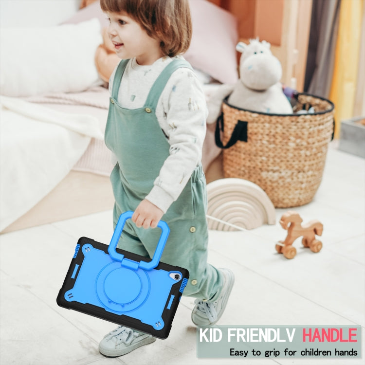 For Lenovo Tab M10 HD 2nd Gen Silicone + PC Bracelet Holder Tablet Case(Black + Blue) - Lenovo by PMC TechLife | Online Shopping South Africa | PMC TechLife | Buy Now Pay Later Mobicred