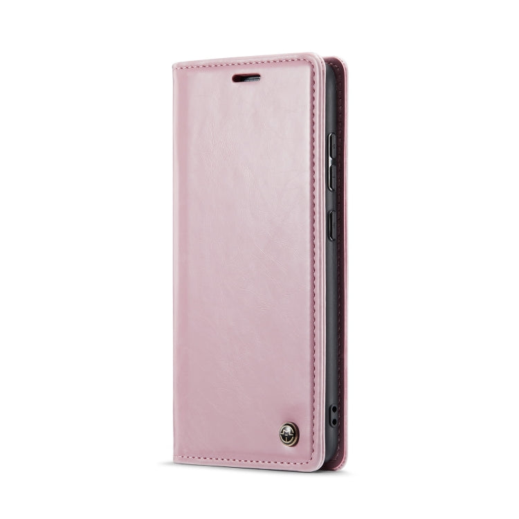 For Samsung Galaxy A33 5G CaseMe 003 Crazy Horse Texture Leather Phone Case(Rose Gold) - Galaxy Phone Cases by CaseMe | Online Shopping South Africa | PMC Jewellery | Buy Now Pay Later Mobicred