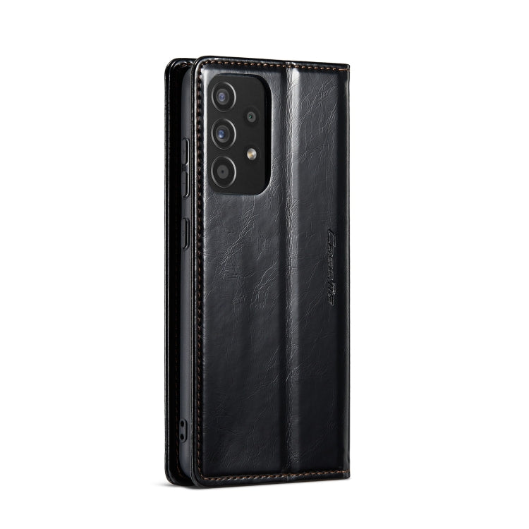 For Samsung Galaxy A33 5G CaseMe 003 Crazy Horse Texture Leather Phone Case(Black) - Galaxy Phone Cases by CaseMe | Online Shopping South Africa | PMC Jewellery | Buy Now Pay Later Mobicred