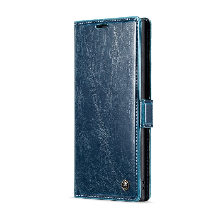 For Samsung Galaxy Note10+ CaseMe 003 Crazy Horse Texture Leather Phone Case(Blue) - Galaxy Phone Cases by CaseMe | Online Shopping South Africa | PMC Jewellery | Buy Now Pay Later Mobicred