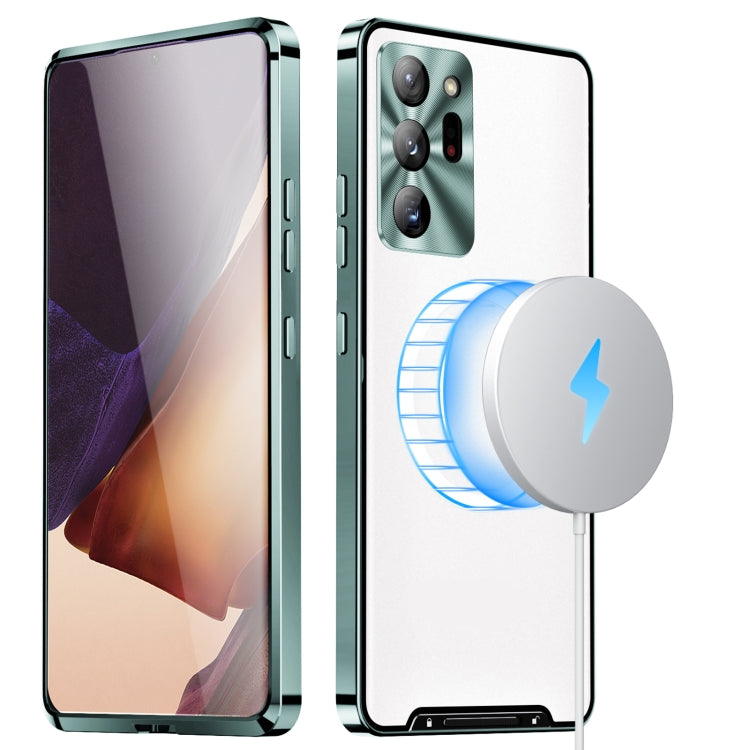 For Samsung Galaxy Note20 Ultra MagSafe Frosted Metal Phone Case(Green) - free shipping - PMC TechLife - Order now!