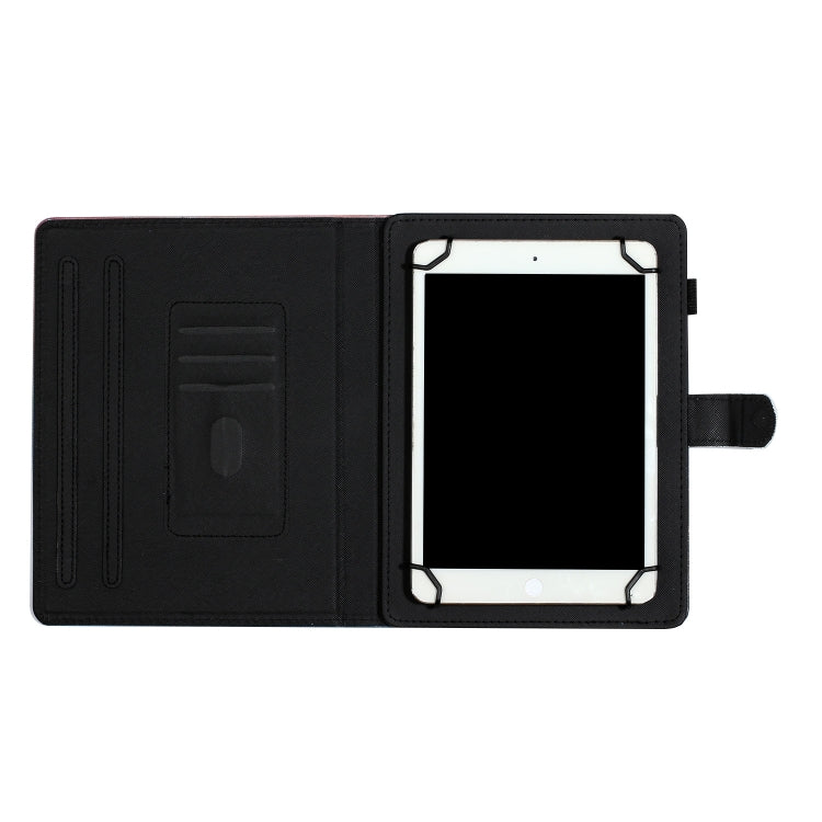For 10 inch Tablet PC Universal Coloured Drawing Pattern Horizontal Flip Leather Case with Holder & Card Slot(Owl) - 10 - 11 inch by PMC TechLife | Online Shopping South Africa | PMC TechLife | Buy Now Pay Later Mobicred
