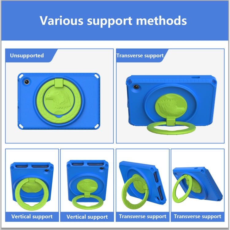 For Amazon Kindle Fire HD7 2022 EVA + PC Shockproof Tablet Case with Waterproof Frame(Blue) - Amazon by PMC TechLife | Online Shopping South Africa | PMC TechLife | Buy Now Pay Later Mobicred