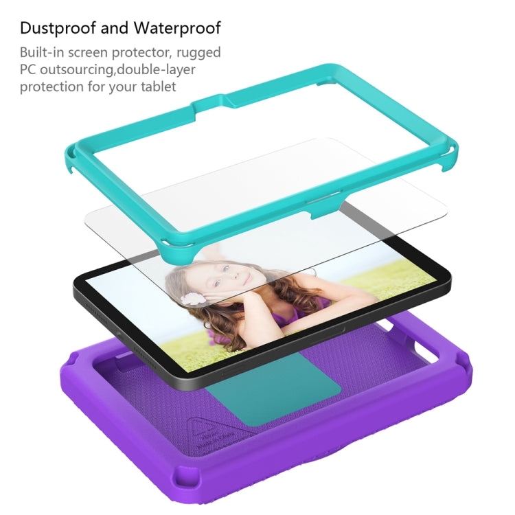 For Amazon Kindle Fire HD7 2022 EVA + PC Shockproof Tablet Case with Waterproof Frame(Purple) - Amazon by PMC TechLife | Online Shopping South Africa | PMC TechLife | Buy Now Pay Later Mobicred