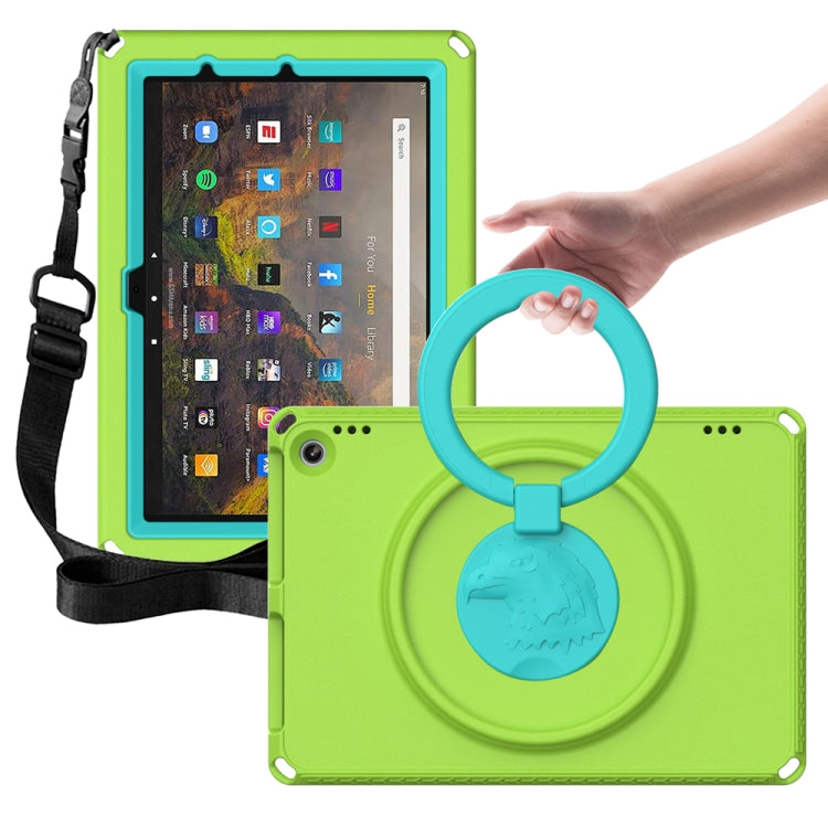 For Amazon Kindle Fire HD10 2021 EVA + PC Shockproof Tablet Case with Waterproof Frame(Grass Green) - Amazon by PMC TechLife | Online Shopping South Africa | PMC TechLife | Buy Now Pay Later Mobicred