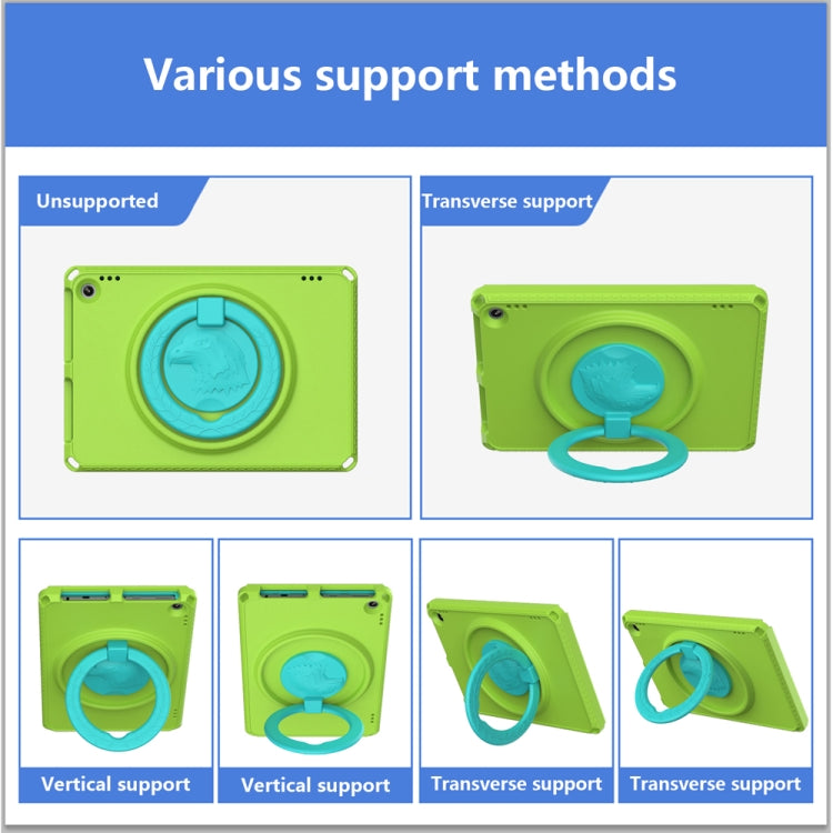 For Amazon Kindle Fire HD10 2021 EVA + PC Shockproof Tablet Case with Waterproof Frame(Grass Green) - Amazon by PMC TechLife | Online Shopping South Africa | PMC TechLife | Buy Now Pay Later Mobicred