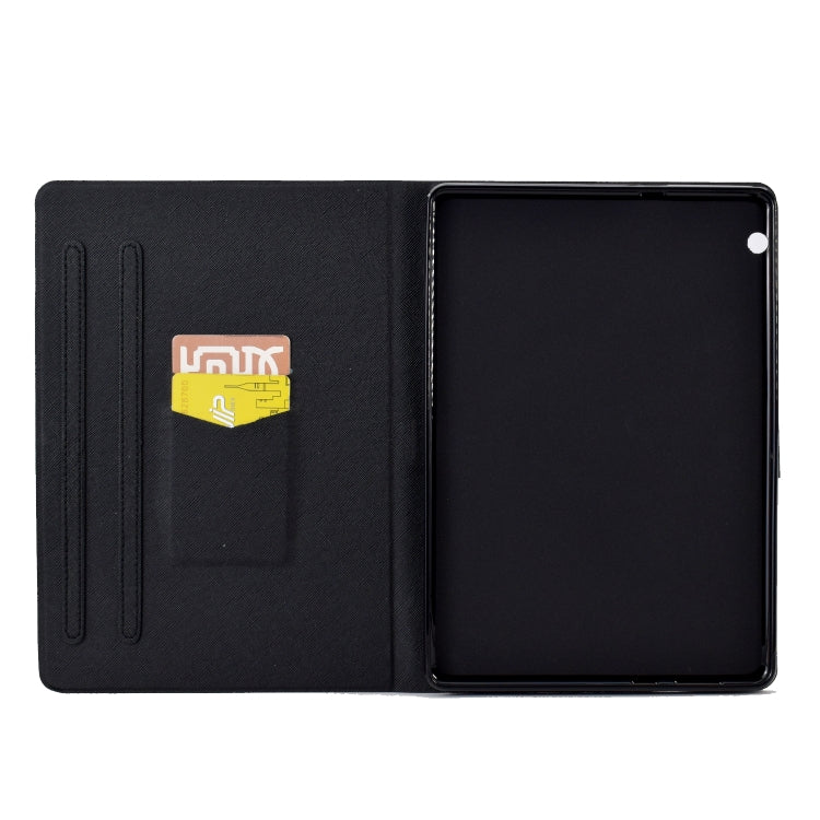 For Huawei MediaPad T3 10 Electric Pressed TPU Leather Tablet Case(Lion King) - Huawei by PMC TechLife | Online Shopping South Africa | PMC TechLife | Buy Now Pay Later Mobicred